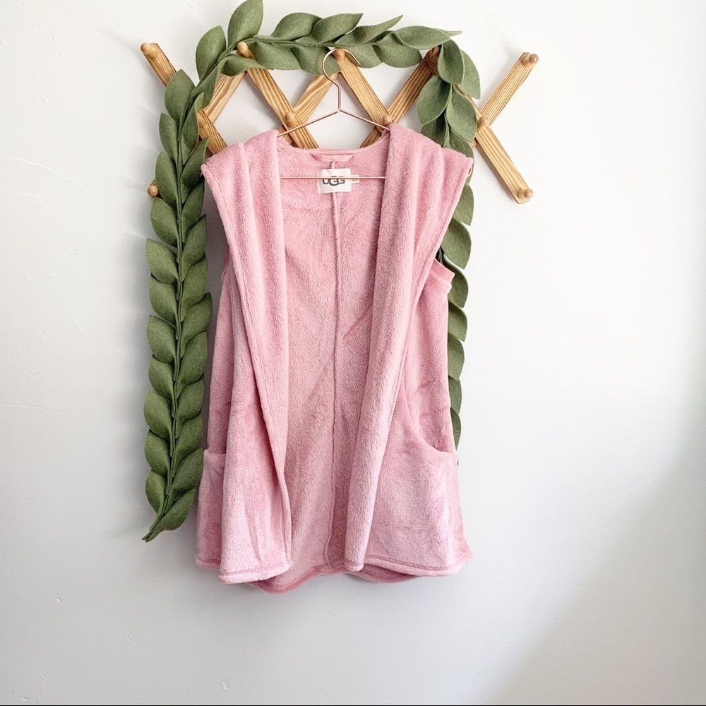 UGG Pink Hooded Vest
